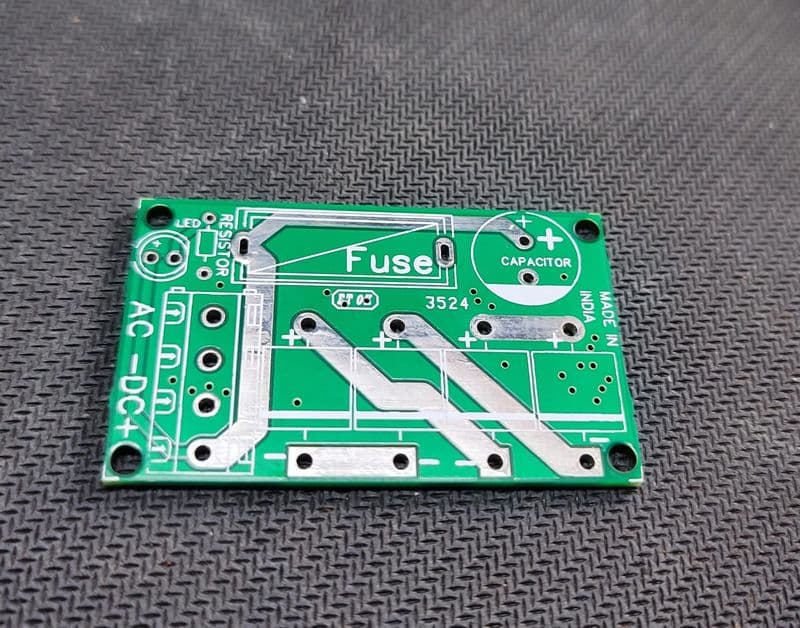 BRIDGE RECTIFIER PCB 1A TO 10A DIODE with fuse holder option ET5673 - View 1