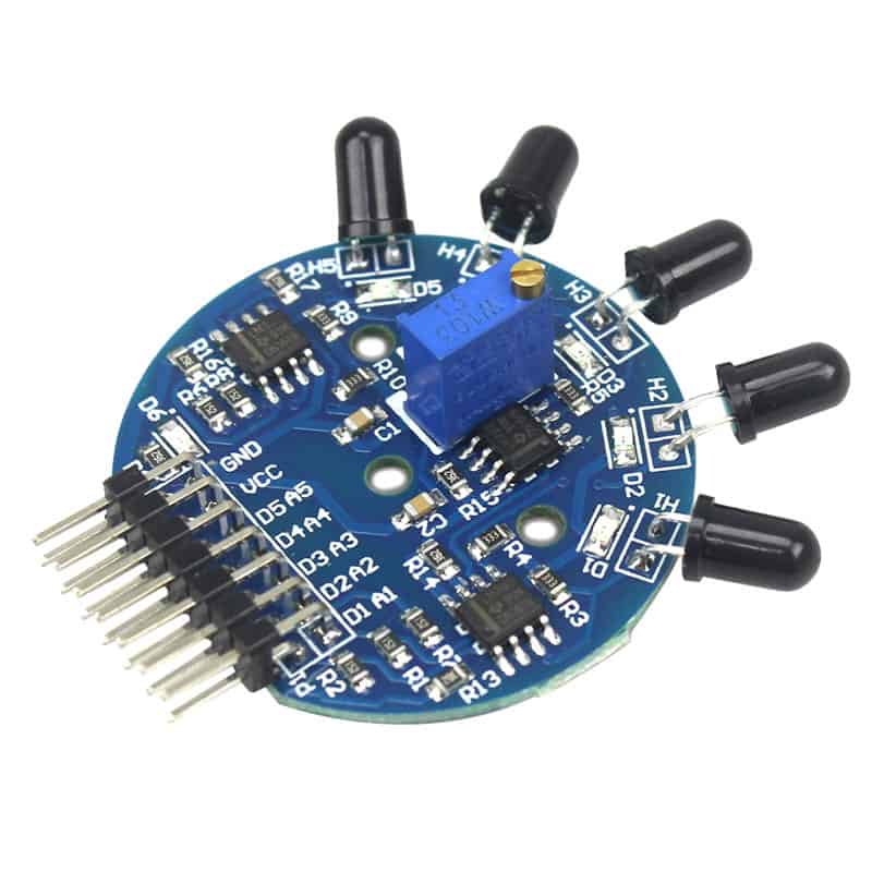 FLAME SENSOR 5 Channel FIRE Detector Module ET5779 - View 1