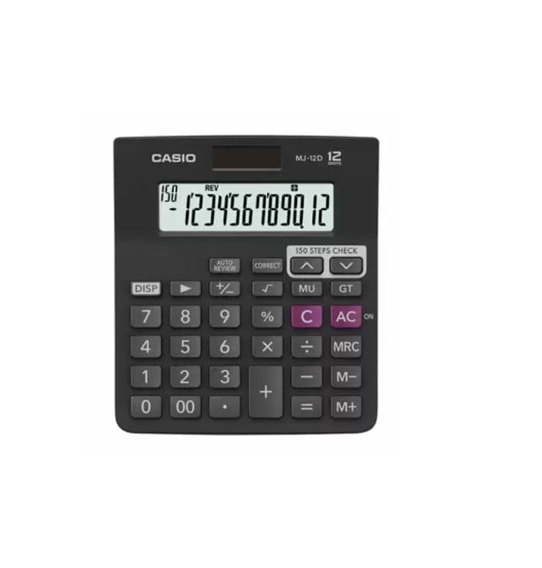 CASIO CALCULATOR MJ-12D - CB119 ET5828 - View 1