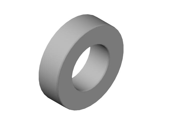 T10 10x6x5mm FERRITE ROUND CORE GREY Iron Core ET10647 - View 1