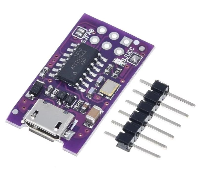 Micro USB Tiny AVR ISP 5V ATtiny44 Programmer Module ET10752 - View 1