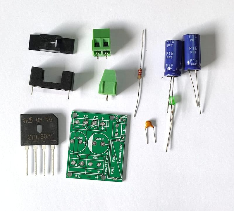GBU808 BRIDGE RECTIFIER MODULE 8A UNSOLDERED ET10825 - View 1