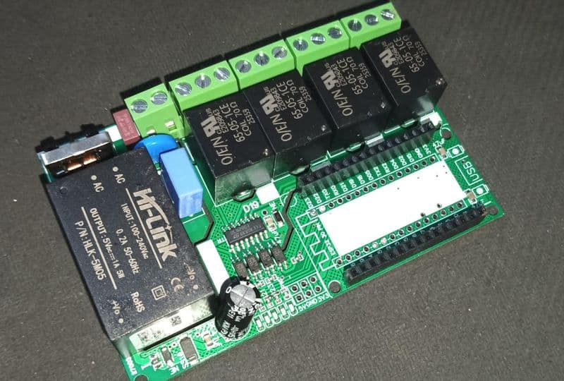 4 Channel Relay Board For 30 Pin ESP32 220V AC Module with HI-LINK 5M05 4CH ET10946 - View 1