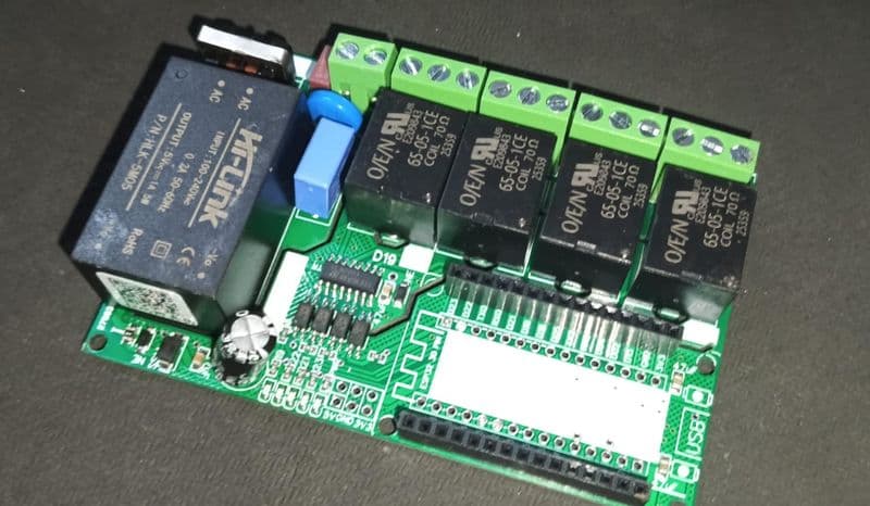 4 Channel Relay Board For 30 Pin ESP32 220V AC Module with HI-LINK 5M05 4CH ET10946 - View 3