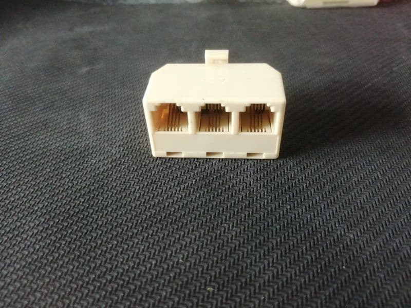 1 Male to 3 Female M/F Telephone Splitter Adapter Cable splitter RJ11 ETD11033 - View 2
