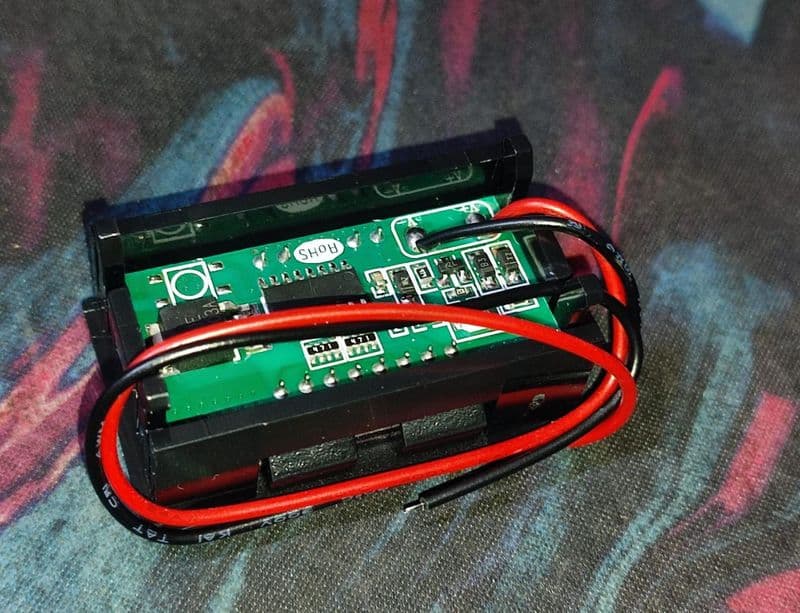 Digital LED DC Voltmeter 5-24V Panel 2 Wire Voltage Meter RED Battery Monitor ET11129 - View 2