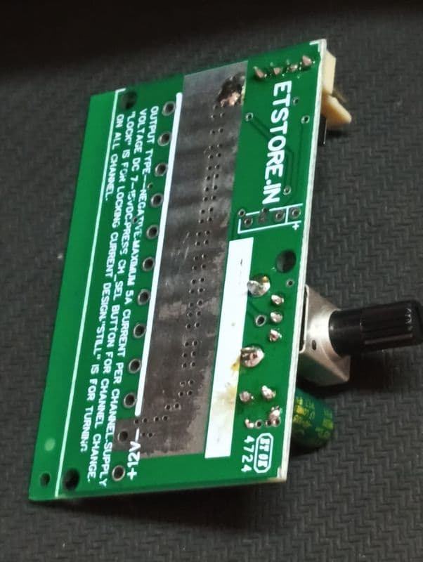 DC Design Chaser 10 / 8 / 6 / 4 Channel 7-15V DC 8A WITH OUT CONNECTOR ETD11229 - View 3