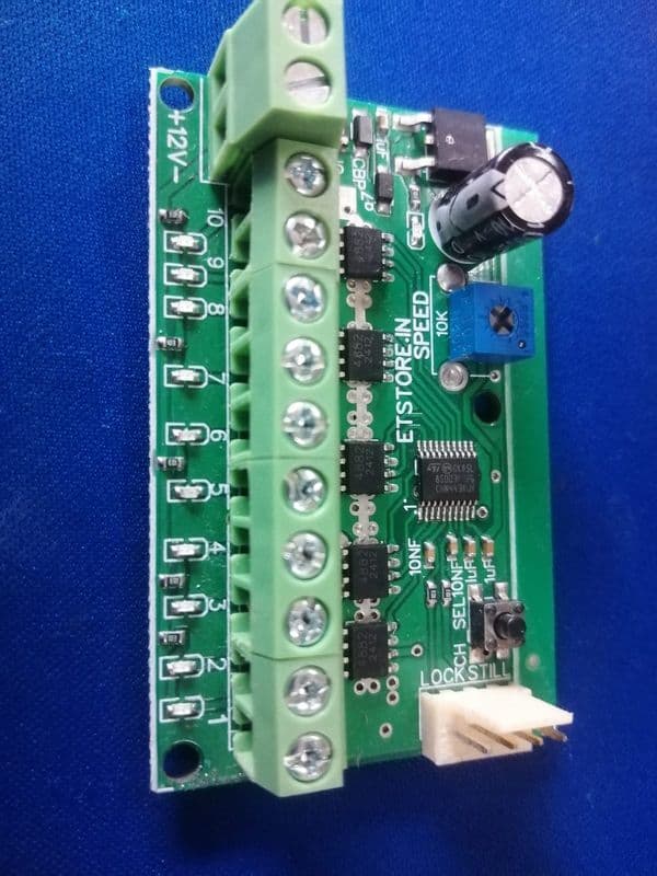 DC Design Chaser 10 / 8 / 6 / 4 Channel with small speed controller 7-15V DC 8A ET11240 - View 2