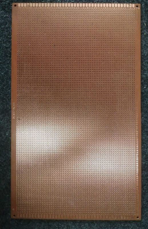 18x30cm dotted PCB single side brown FR2 ET11316 - View 1