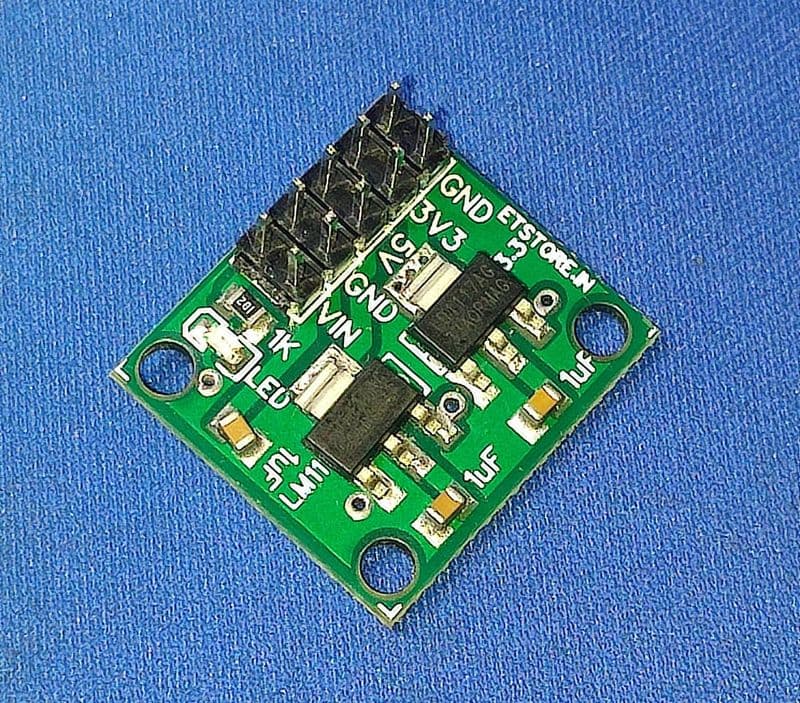 LM1117 DUAL VOLTAGE REGULATOR MODULE 3.3V 5V WITH HEADER 1117 ETD11353 - View 1