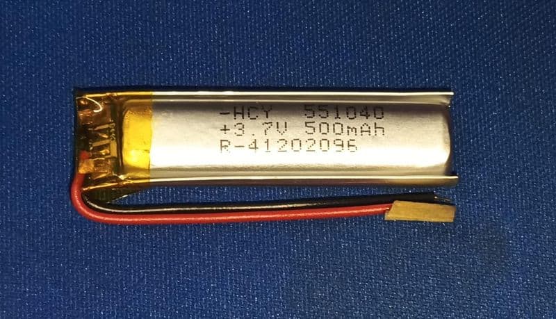 3.7V 500mAH 551040 55x10x4mm Lithium Polymer Battery ET11356 - View 1