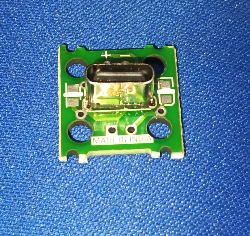 USB C Type USB to DIP Adapter Female breakout board module 2 pin vertical mount ETD11409 - View 1