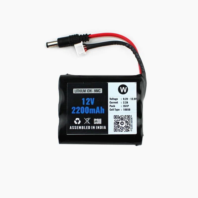12V 1200mAh Rechargeable Lithium Battery Pack ET9539 - View 1