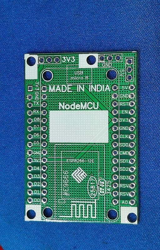 NODEMCU BREAKOUT BOARD Double side PCB ET9666 - View 1