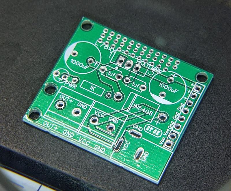 PCB FOR 78XX SERIES VOLTAGE REGULATOR ET9690 - View 1