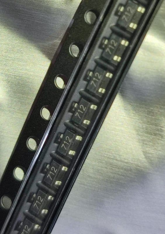 PSM712-ES Bidirectional TVS diode SOT23 17A 712 7V 12V SM712 350W ET7127 - View 1