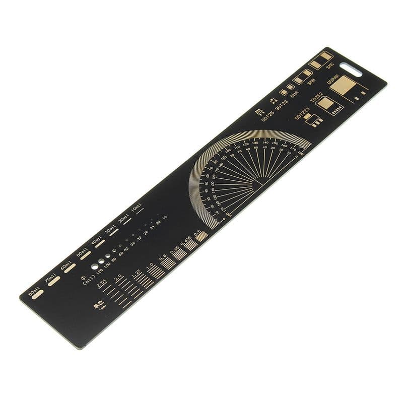 PCB Ruler smd measurements 20cm ET7428 - View 1