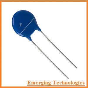 14D511k MOV HEL 14MM DIA Metal Oxide Varistors ET7585 - View 1