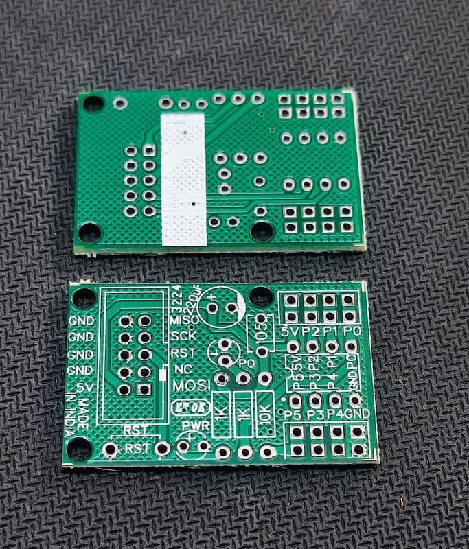PCB FOR ATTINY13A / ATTINY85 BOARD 5V ET7684 - View 1