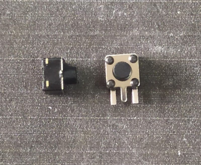 4.5x4.5mm Round Button Horizontal Tactile Switch TSC017A04526A ET7730 - View 1