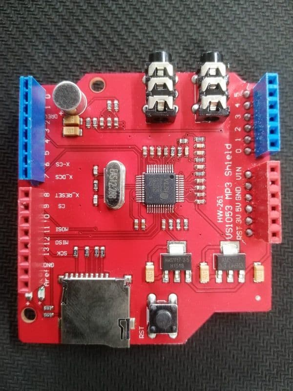 VS1053 MP3 Recording Module Development Board with Onboard Recording ET7924 - View 1