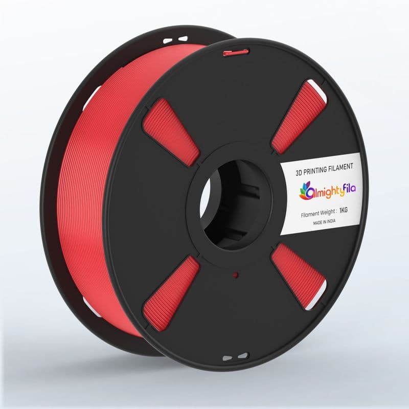 RED Color 3d printer filament PLA+ 1.75mm 1kg ET6171 - View 1