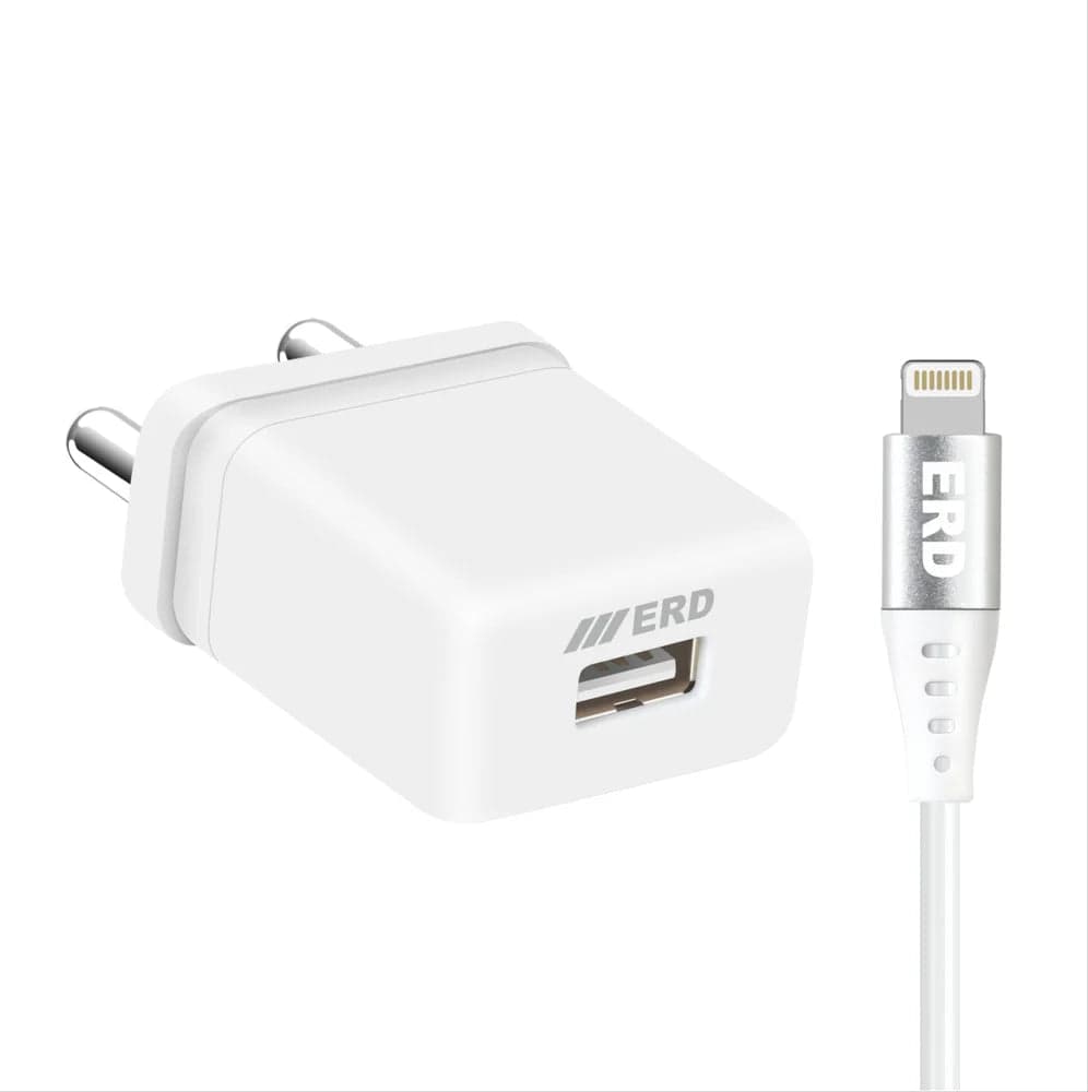 ERD TC-102 5V 2A USB-A Charger with Lightning Cable TC102 ET6451 - View 1