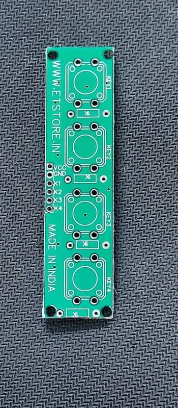 PCB for 4 Key switch Module Keypad 12X12 WIDTH SWITCH ET6509 - View 1