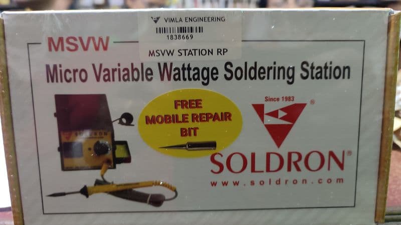 Soldron MSVW Variable Wattage Micro Soldering Station ETL100 - View 3