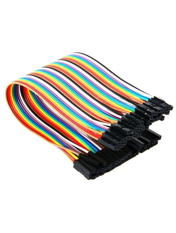 Female to Female Jumper Wires 40Pcs 20cm - View 1
