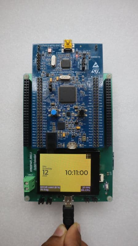 Fastbit 32F407DISC_IoT_LCD_Shield - View 3