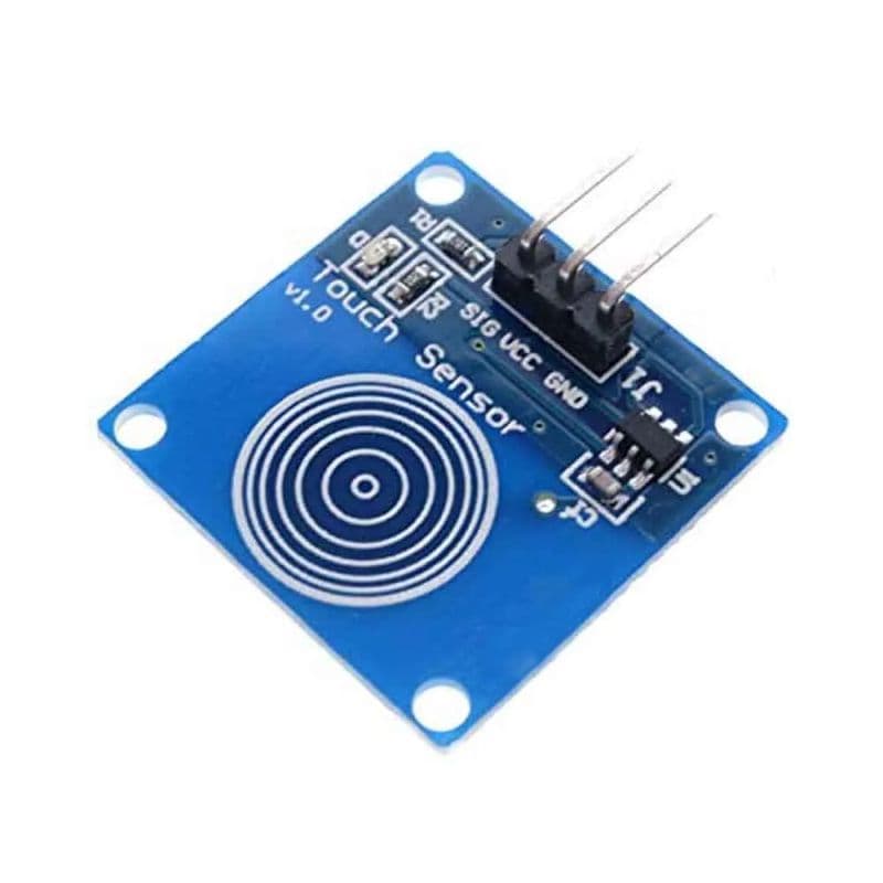 TTP223B Capacitive Single Touch Sensor Module - View 1