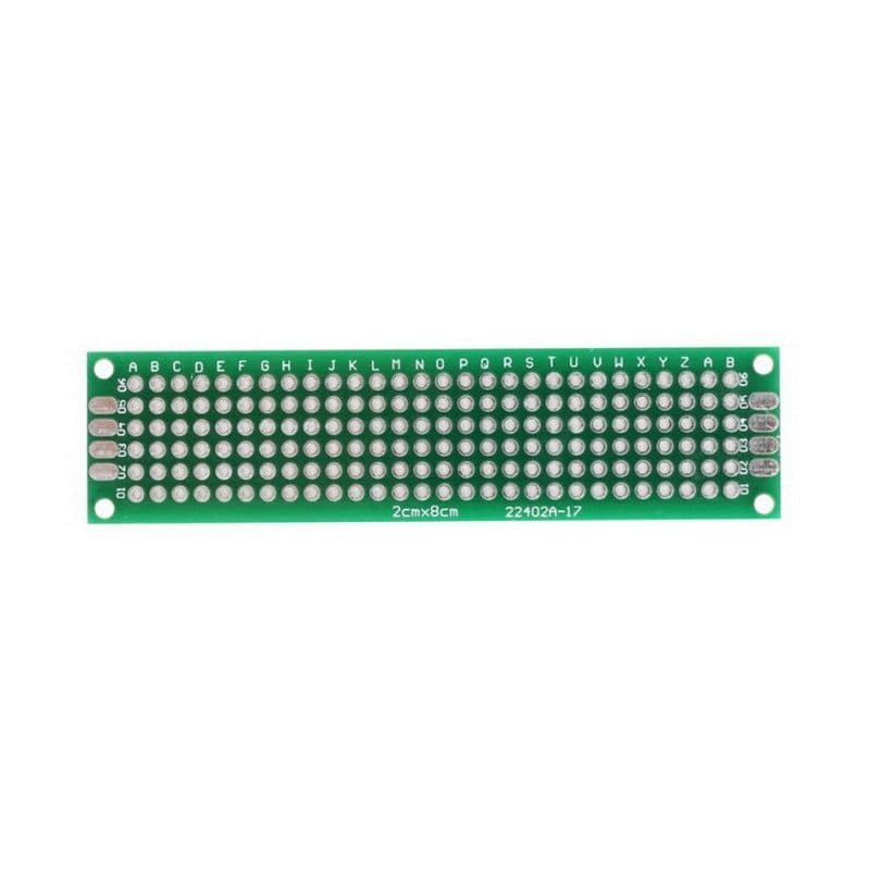 2x8cm Single Sided Universal PCB Prototype Board 2.54mm Pitch - View 1