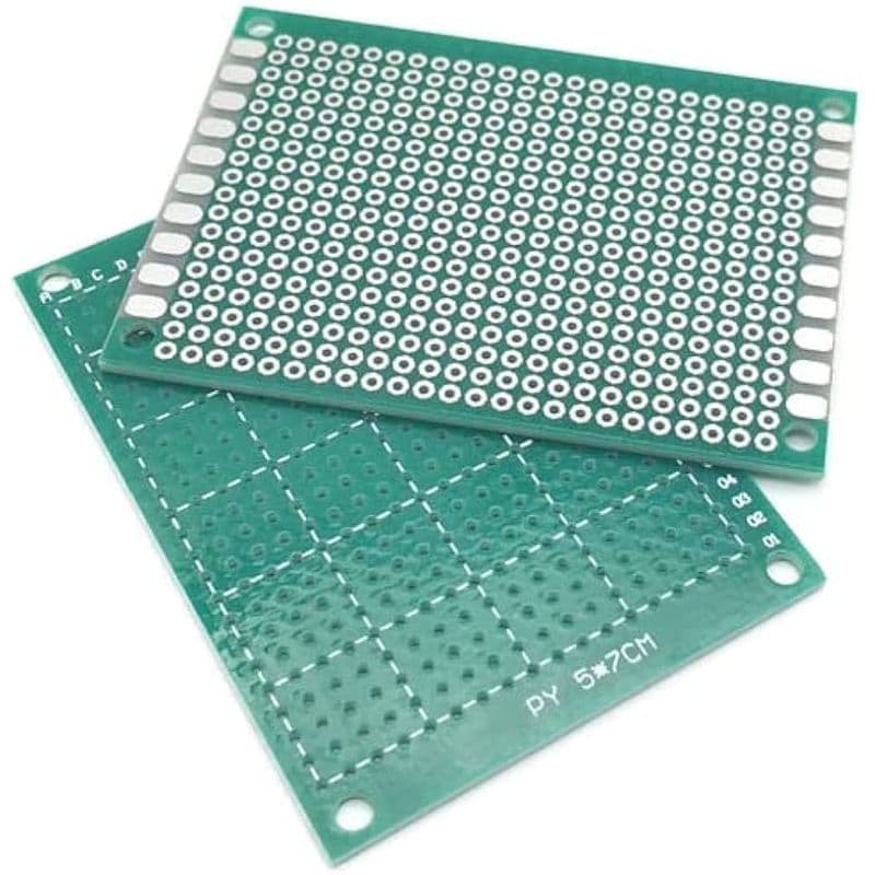 5x7cm Single Sided Universal PCB Prototype Board 2.54mm Pitch - View 1