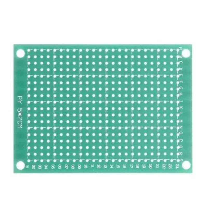 5x7cm Single Sided Universal PCB Prototype Board 2.54mm Pitch - View 2