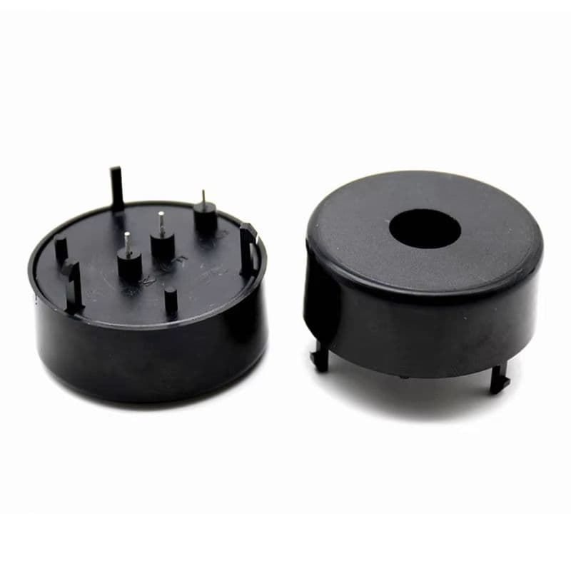 External Driven Passive Mini Piezo Smoke Alarm Buzzer 3 Pin 9V Piezo Ceramic Buzzer 40mm Dia - View 2