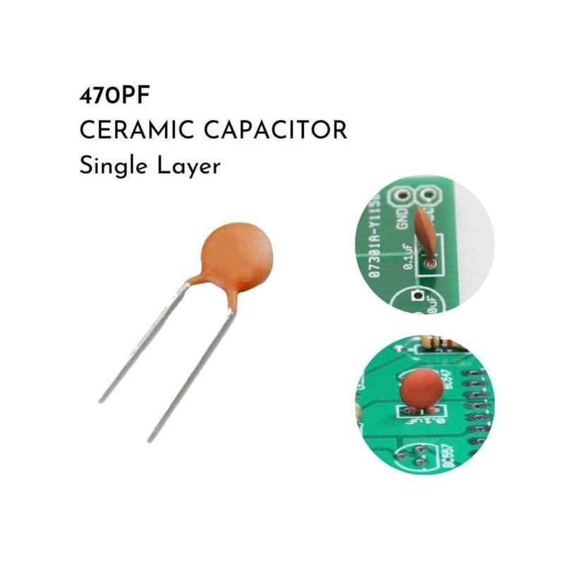 470pF Ceramic Capacitor 50V - View 3