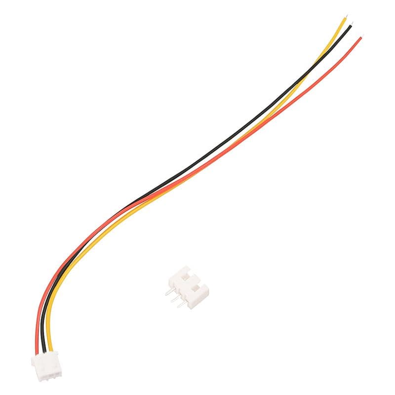 3P Locking Pin Pitch 2.54mm Connector Single Head, Straight Male and Female both 400mm - View 2
