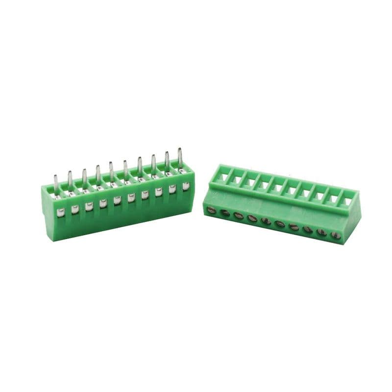 10 Pin Plug-in Screw Terminal Connectors (KF128) Pitch 5.08mm - View 1