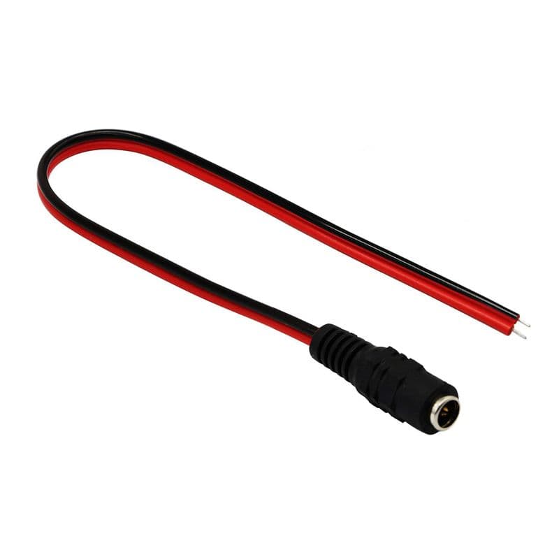 5.5mm x 2.1mm DC Inline Female Socket With Cable 25cm - View 3