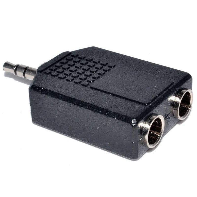 Headphone Converter Audio Adapter couple plug One Point to Two point Splitter 3.5mm jack - View 3
