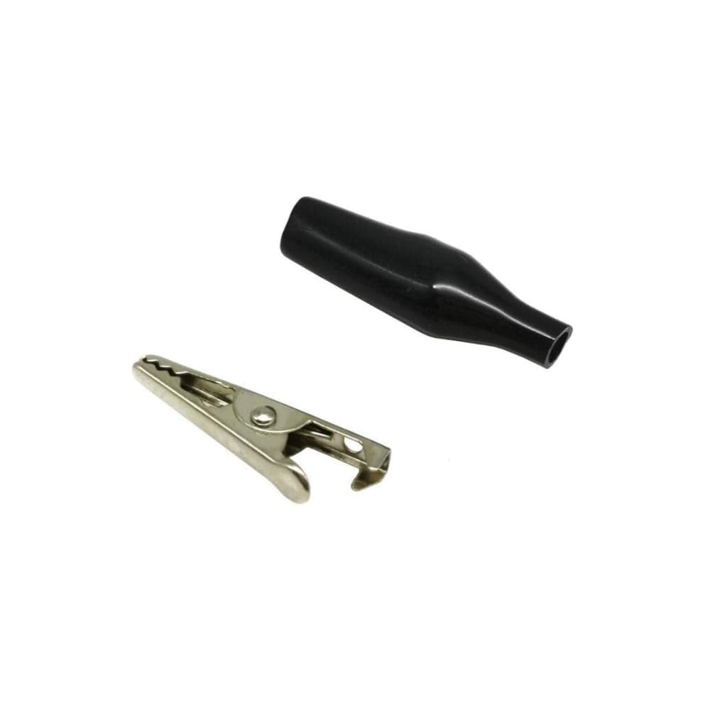 Alligator Crocodile Clip Black - View 2