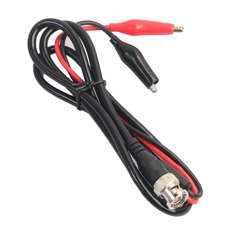 50cm BNC Male to Dual Alligator Clip Oscilloscope Test Probe Lead Cable - View 1