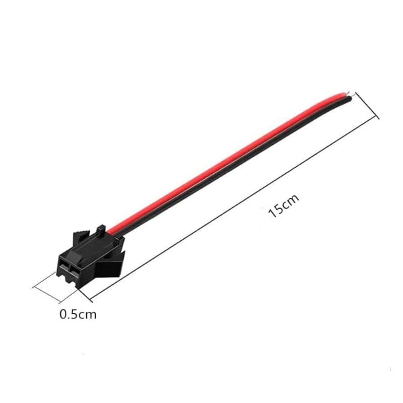 2 Pin SM Male Connector With 15cm Cable Wire - View 3