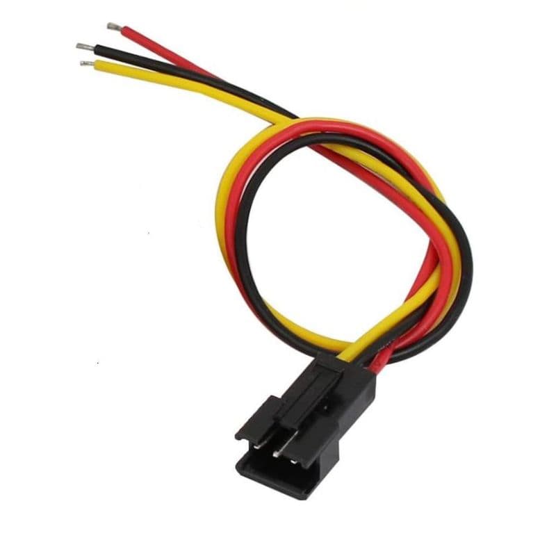 3 Pin SM Female Connector With 15cm Cable Wire - View 1