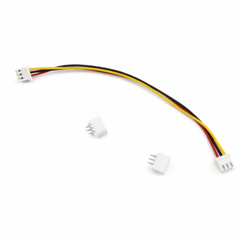 3P Locking Pin XH2.54mm Connector DUal Head, Male and Female both 150mm - View 2
