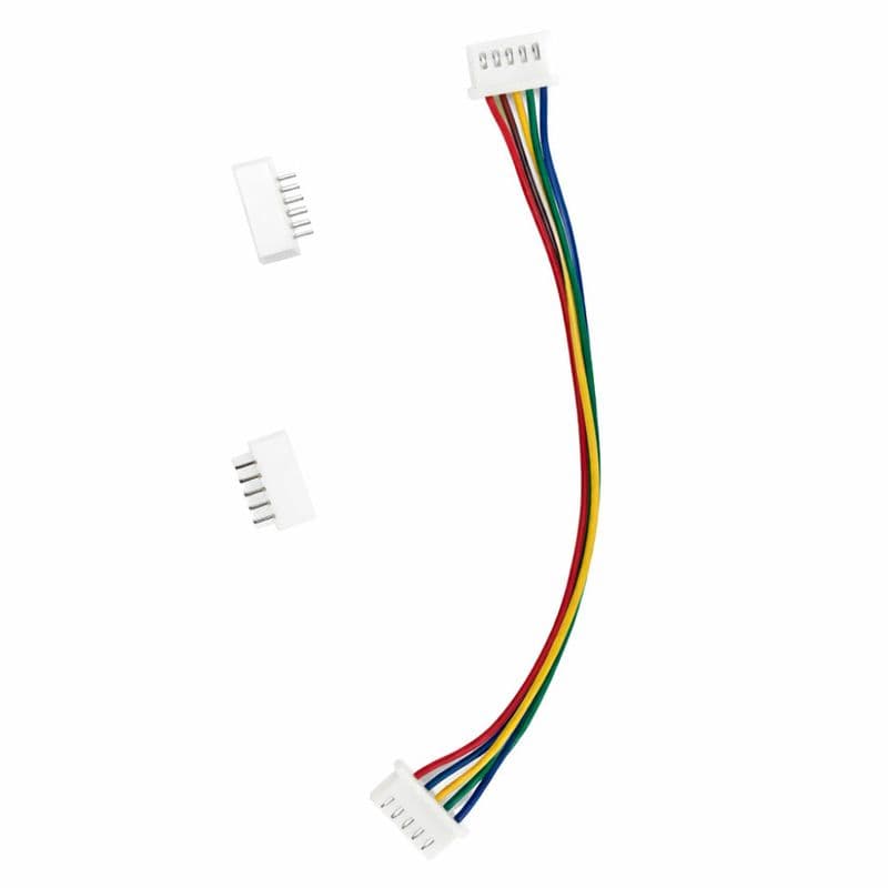 5P Locking Pin XH2.54mm Connector DUal Head, Male and Female both 150mm - View 1