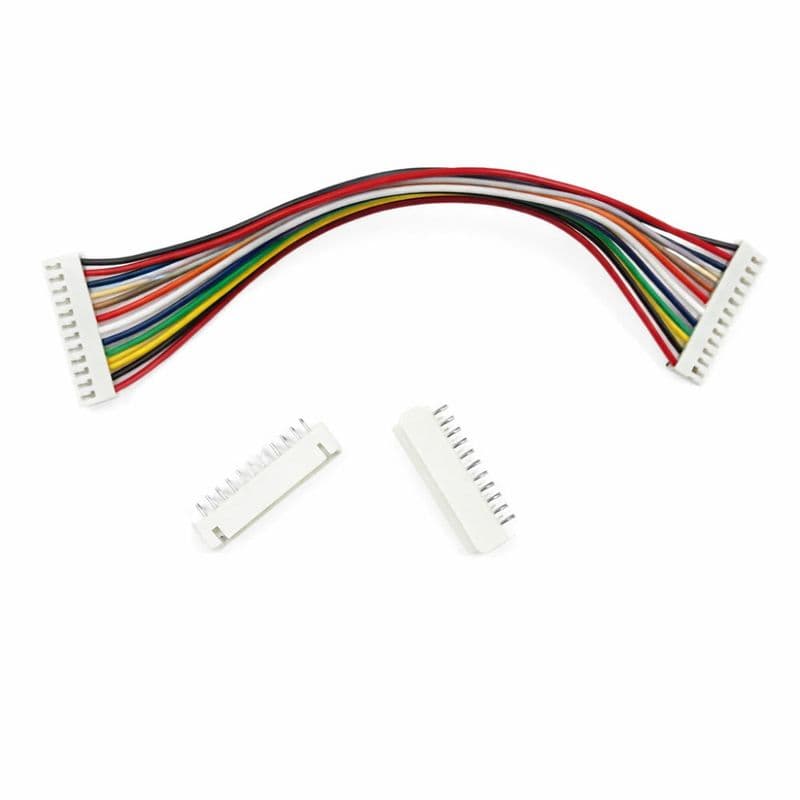 12P Locking Pin XH2.54mm Connector Dual Head, Male and Female both 150mm - View 2