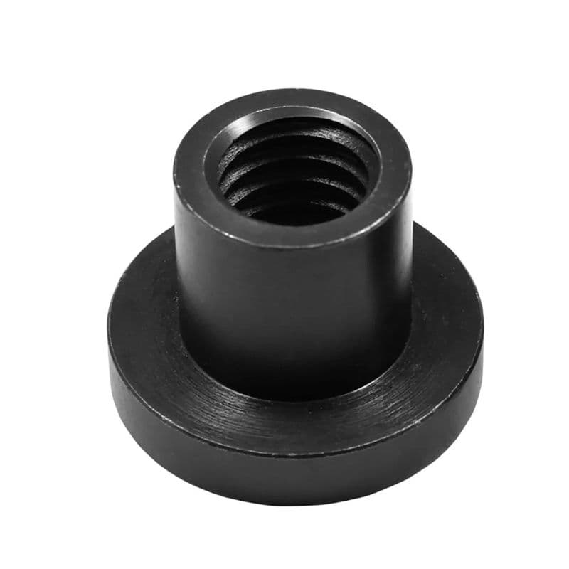 T30x6 Black Round Flange Shaft Coupling 45 Steel T-Shape Nuts - View 1