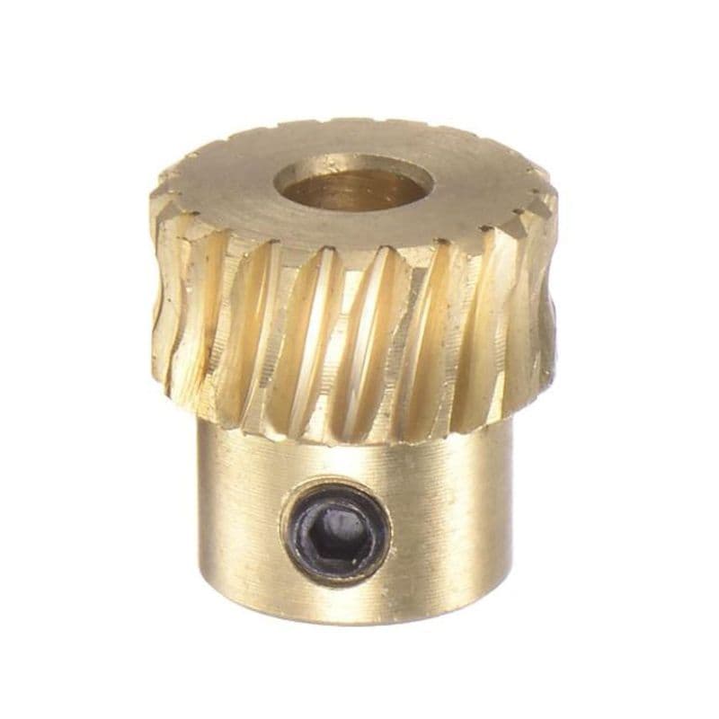 0.5 Module 20 Tooth 4mm hole Copper Worm Gear - View 1